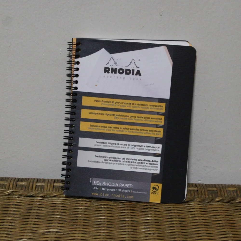 Rhodia A4+ Meeting Book. Set of 2